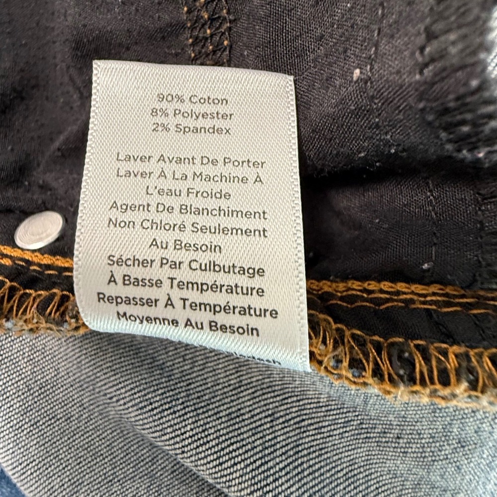 Talbots Simply Flattering Curvy Straight Leg Jeans Blue Denim Womens 12 BD5171 - Picture 6 of 7